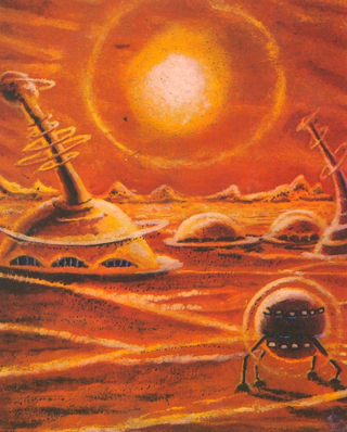 Illustration for article titled How Soviet Artists Imagined Communist Life in Space